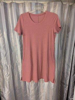 Woolx Harlowe Dress, Size Large, Color Powdered Rose